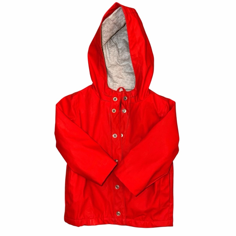Janie and Jack Vibrant Red Unisex Raincoat
